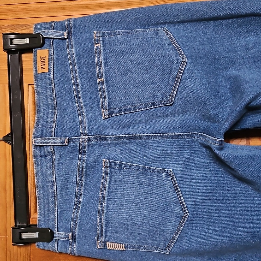 NWT PAIGE High-Rise Bell Canyon Flared Jeans - Picture 8 of 12